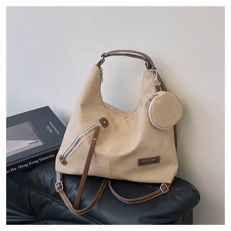 Light Blue Korean Style Shoulder Crossbody Tote Bag for Women - Image 2
