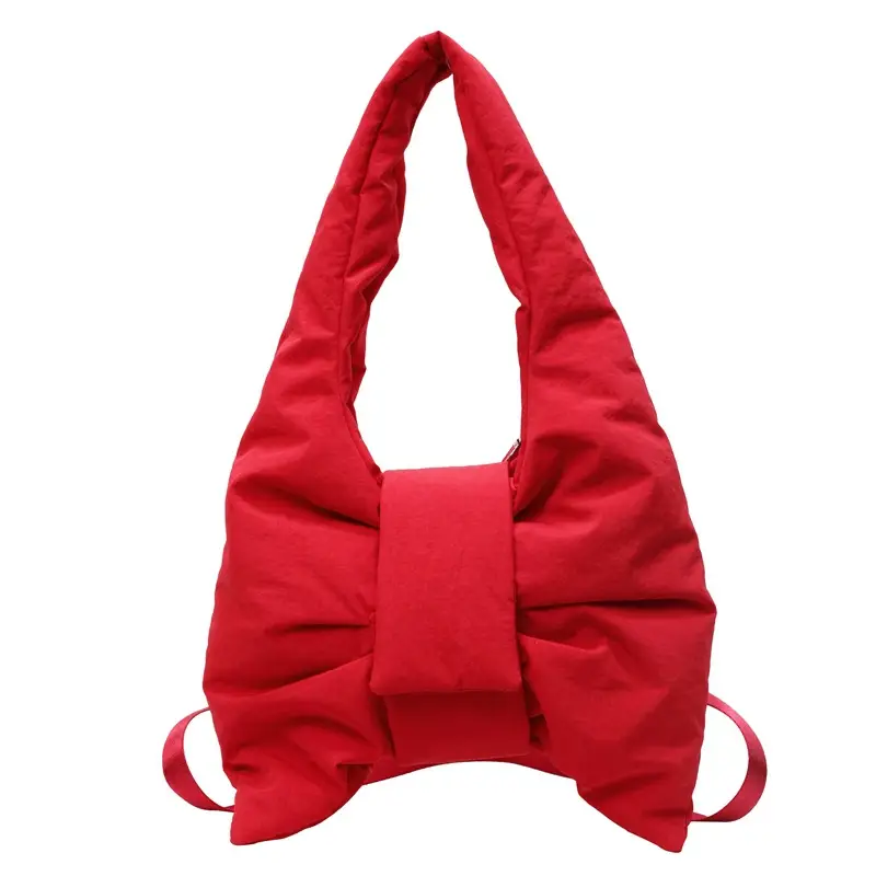 Purple Bowknot Shoulder Bag for Women - Image 11