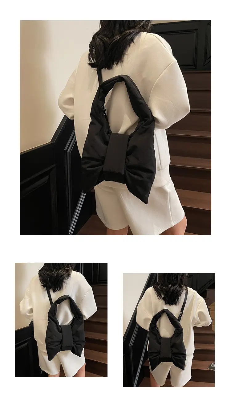 Purple Bowknot Shoulder Bag for Women — feature 11