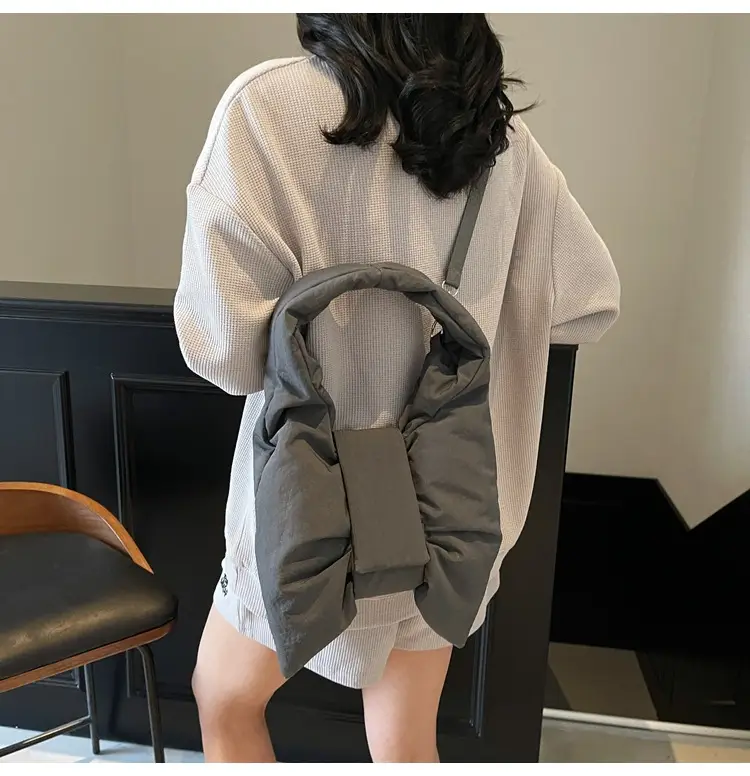 Purple Bowknot Shoulder Bag for Women — feature 120