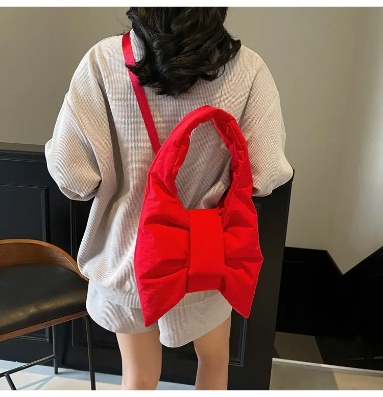 Purple Bowknot Shoulder Bag for Women — feature 131