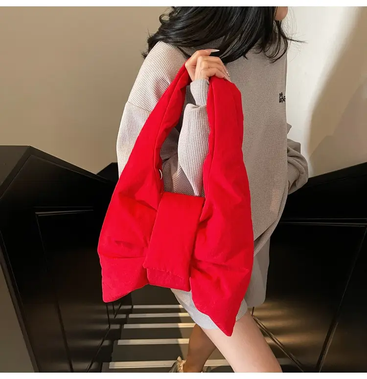 Purple Bowknot Shoulder Bag for Women — feature 140