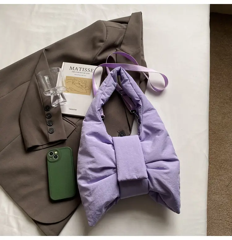 Purple Bowknot Shoulder Bag for Women — feature 27