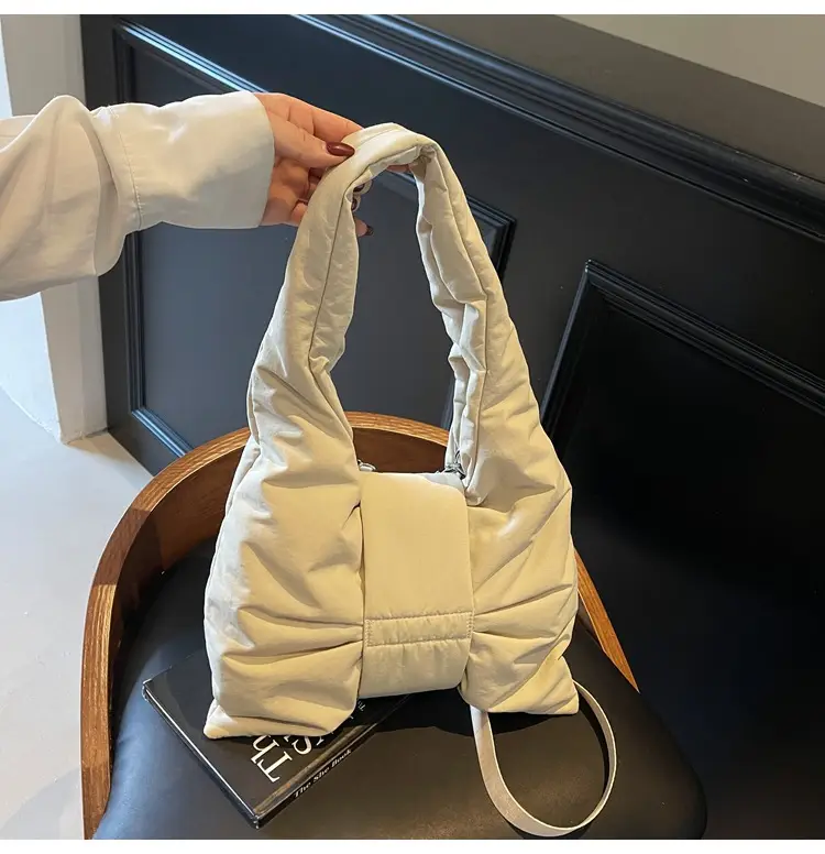 Purple Bowknot Shoulder Bag for Women — feature 60