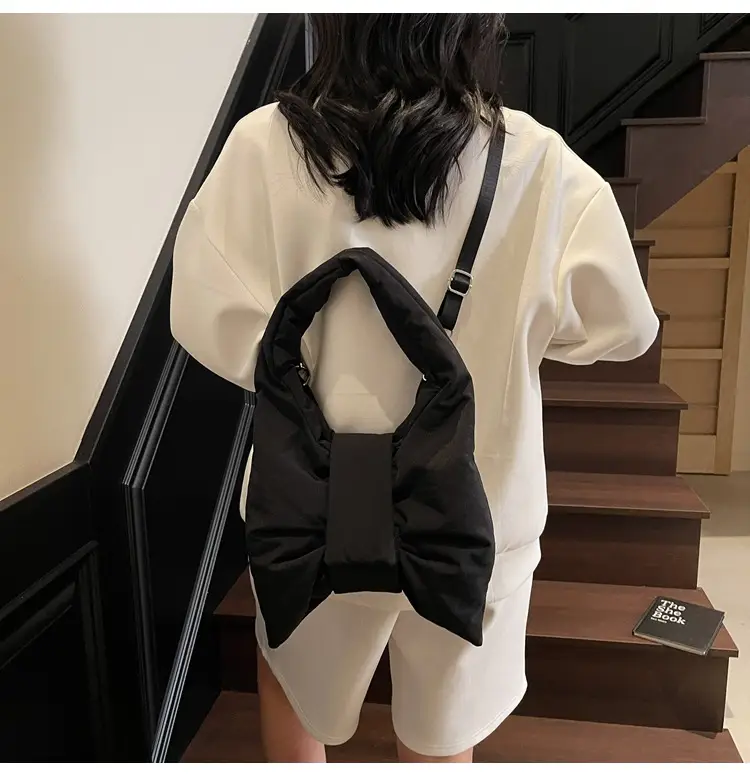 Purple Bowknot Shoulder Bag for Women — feature 70