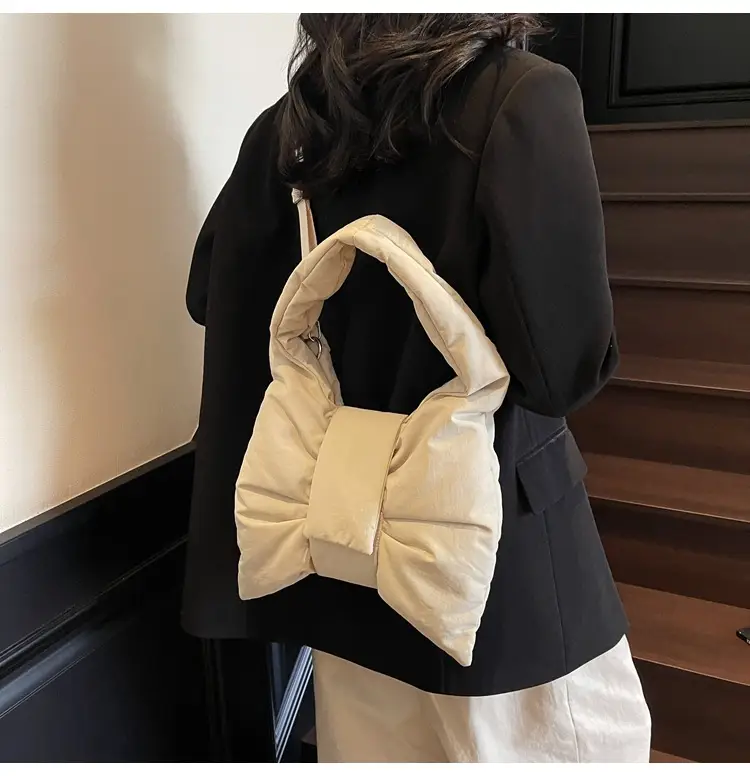Purple Bowknot Shoulder Bag for Women — feature 78
