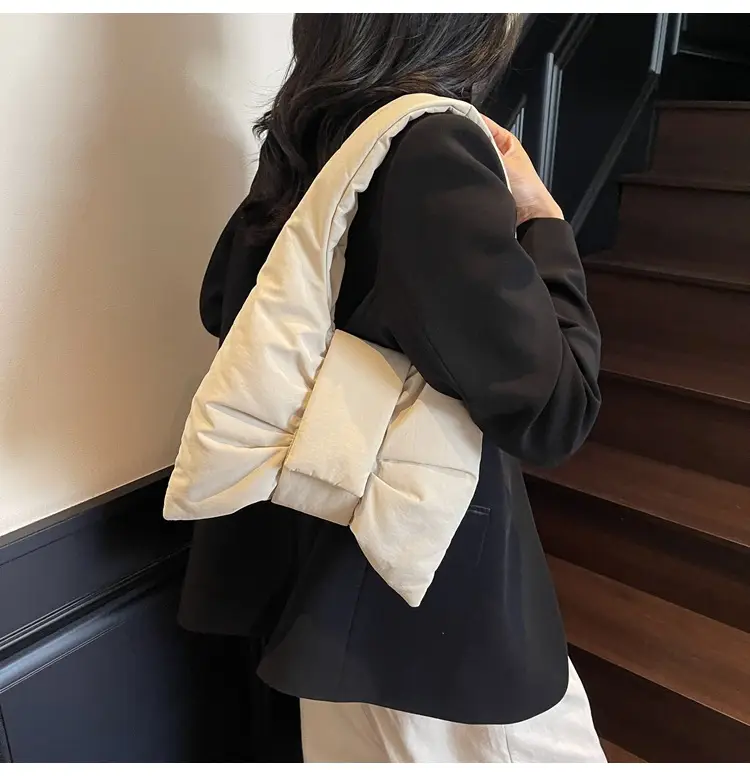 Purple Bowknot Shoulder Bag for Women — feature 90
