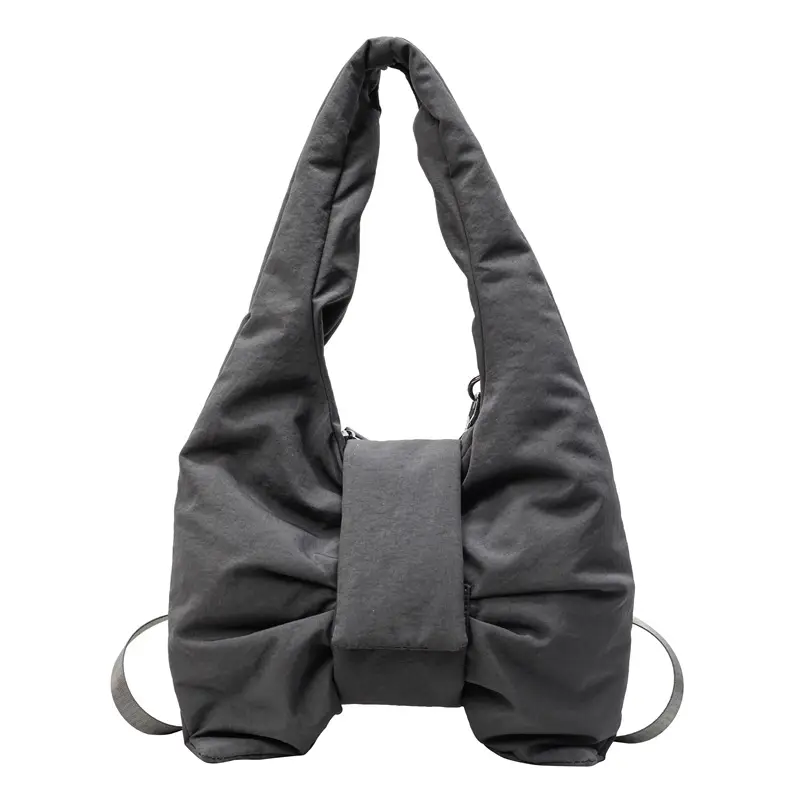 Purple Bowknot Shoulder Bag for Women - Image 2
