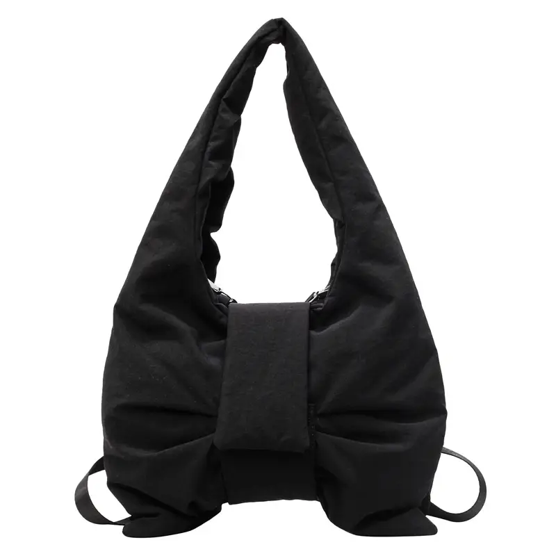 Purple Bowknot Shoulder Bag for Women - Image 5