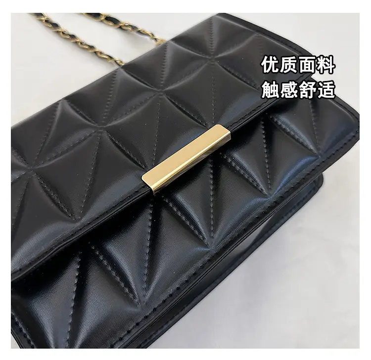 Cream Quilted Chain Shoulder Bag for Women — feature 7