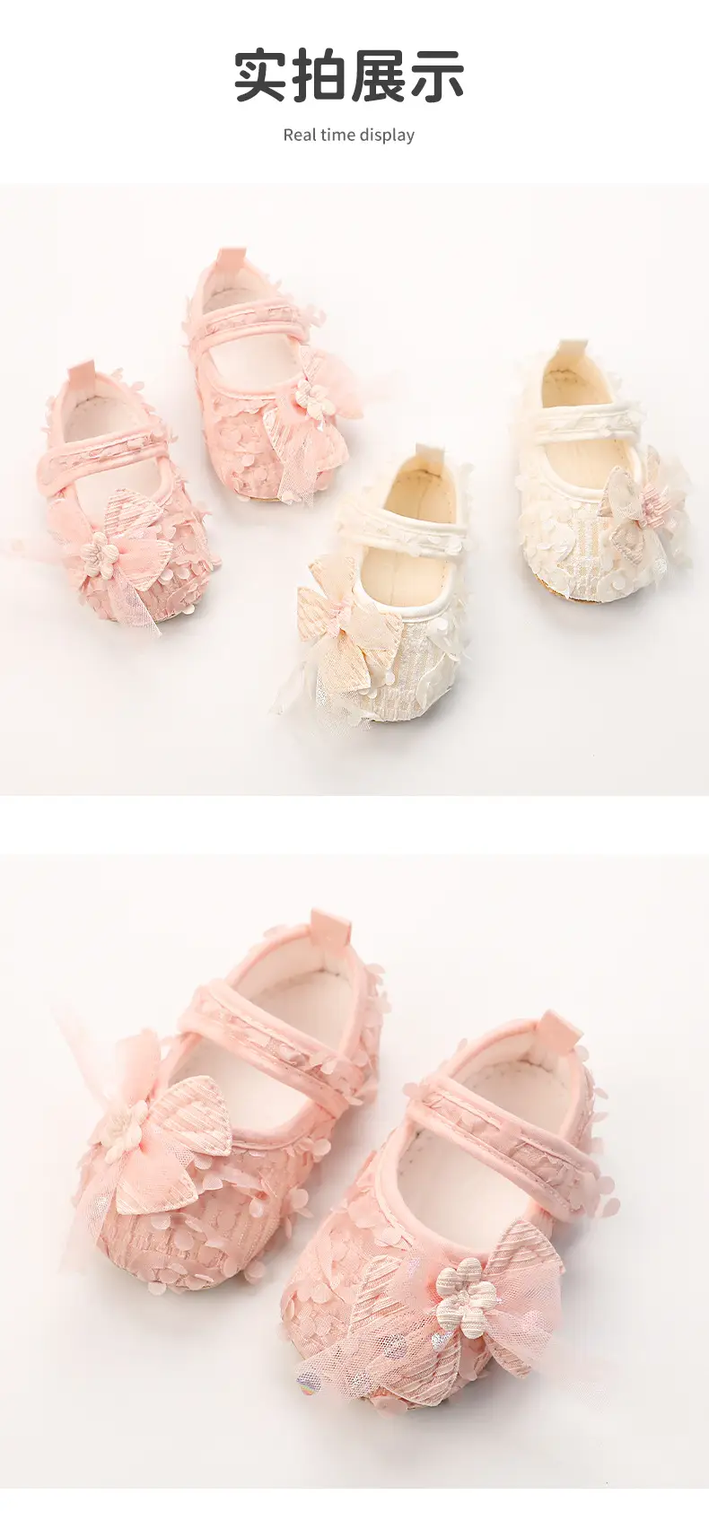25 Spring Baby Soft Sole Toddler Shoes with Cartoon Bow Strap — feature 8
