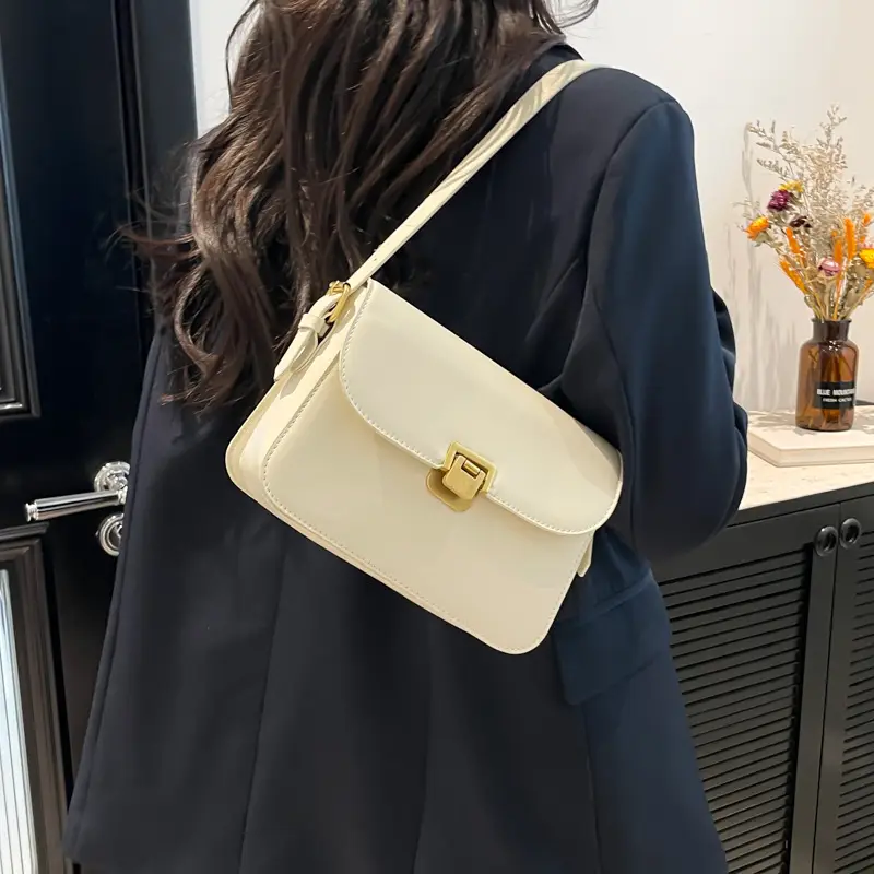 Elegant Women's Crossbody Bag Cream 2025 - Image 5