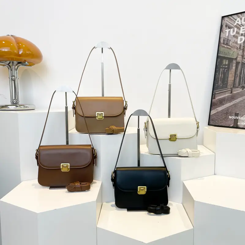 Elegant Women's Crossbody Bag Cream 2025 - Image 8
