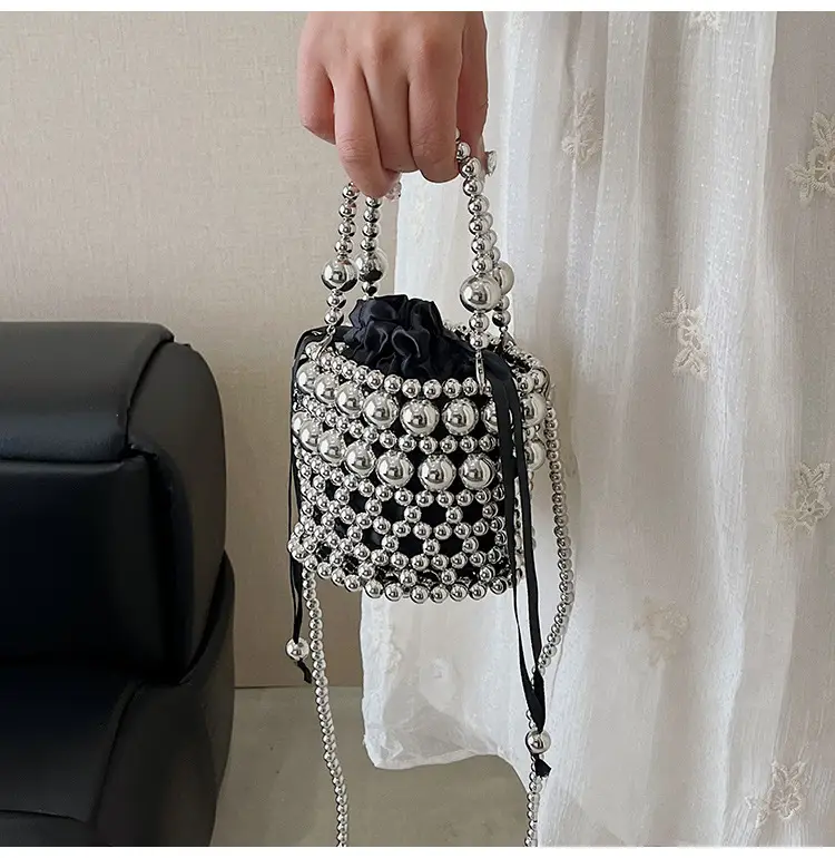 Korean Style Pearl Embellished Shoulder Bag — feature 16