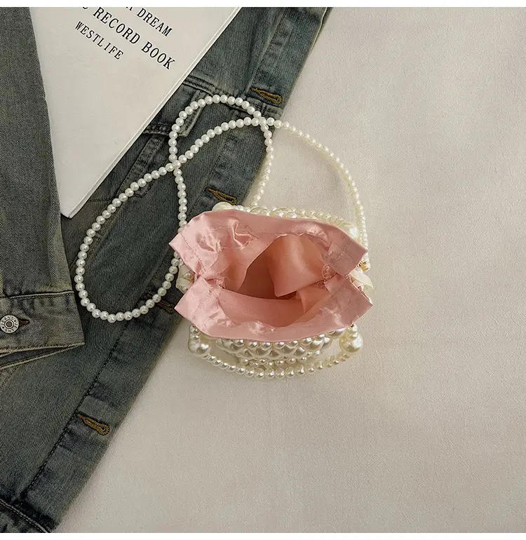 Korean Style Pearl Embellished Shoulder Bag — feature 19