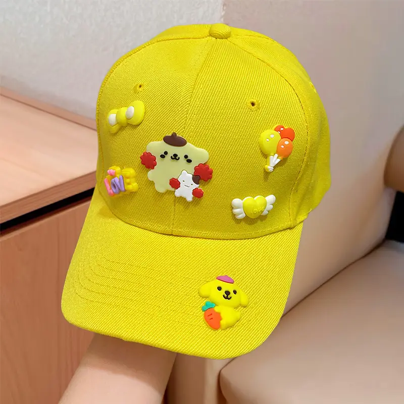 Kuromi Cartoon Cap for Girls Pink Purple Yellow — feature 3
