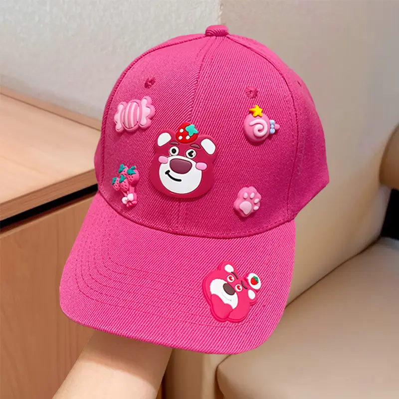 Kuromi Cartoon Cap for Girls Pink Purple Yellow
