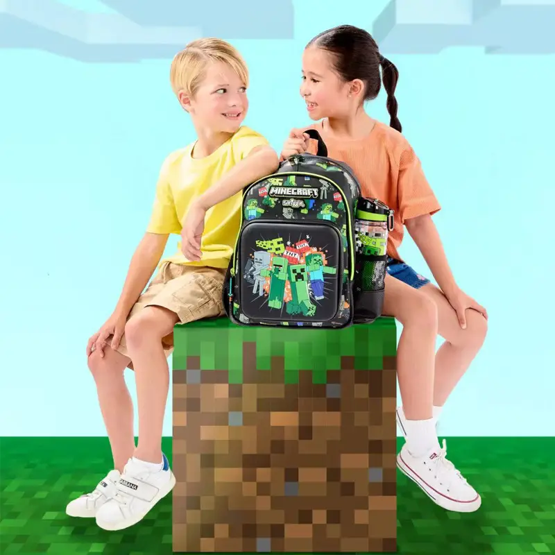 Australian Children's Schoolbag Smiggle Cartoon Multifunctional Zipper Decompression Backpack for Primary School Students Backpack Casual Bag