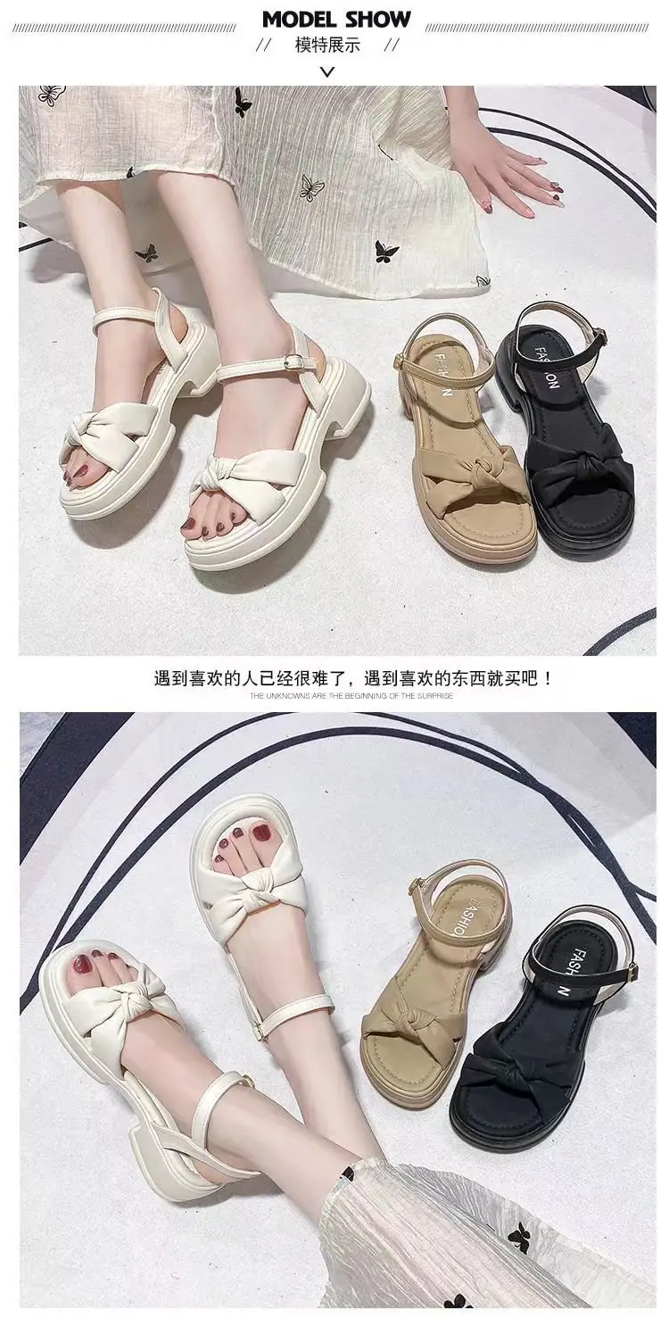 Women's Black Bow Sandals Summer 2025 — feature 13