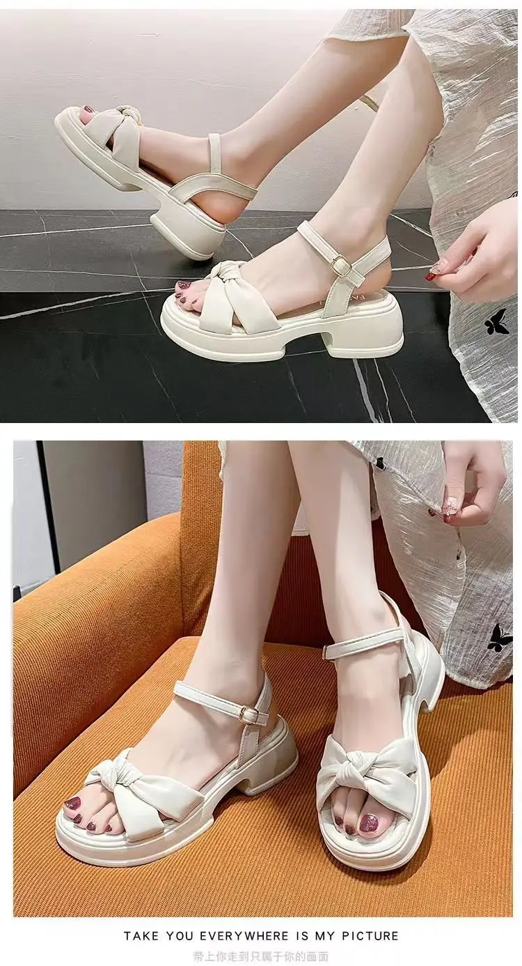 Women's Black Bow Sandals Summer 2025 — feature 14