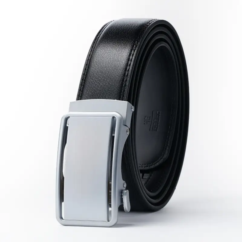 Men's Leather Belt Wallet with Automatic Buckle - Image 4