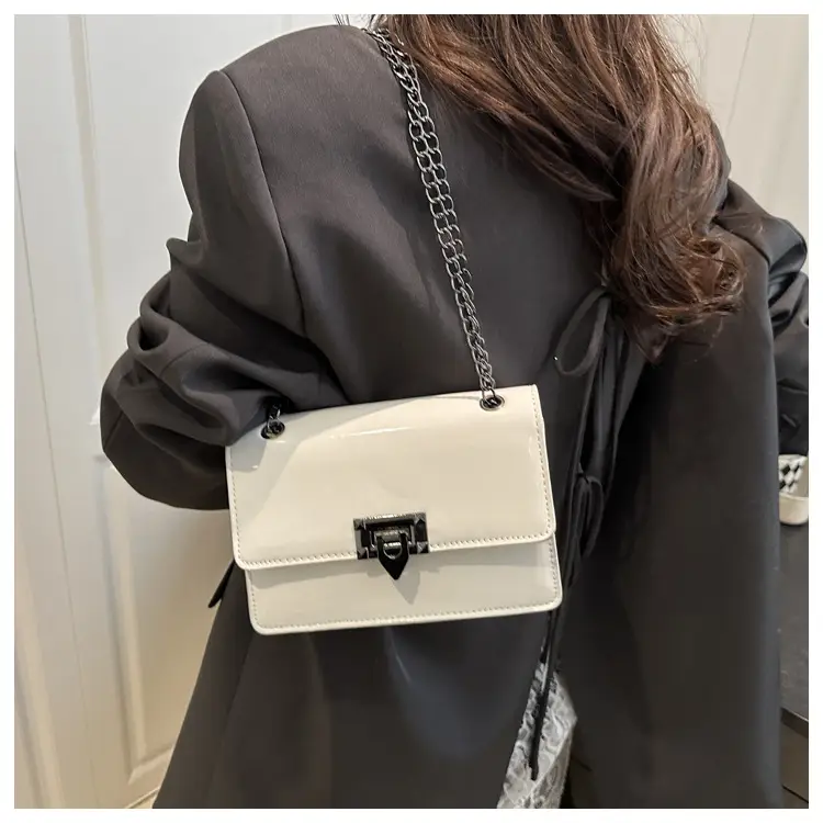 Orange Korean Style Chain Crossbody Bag 2025 — feature 11