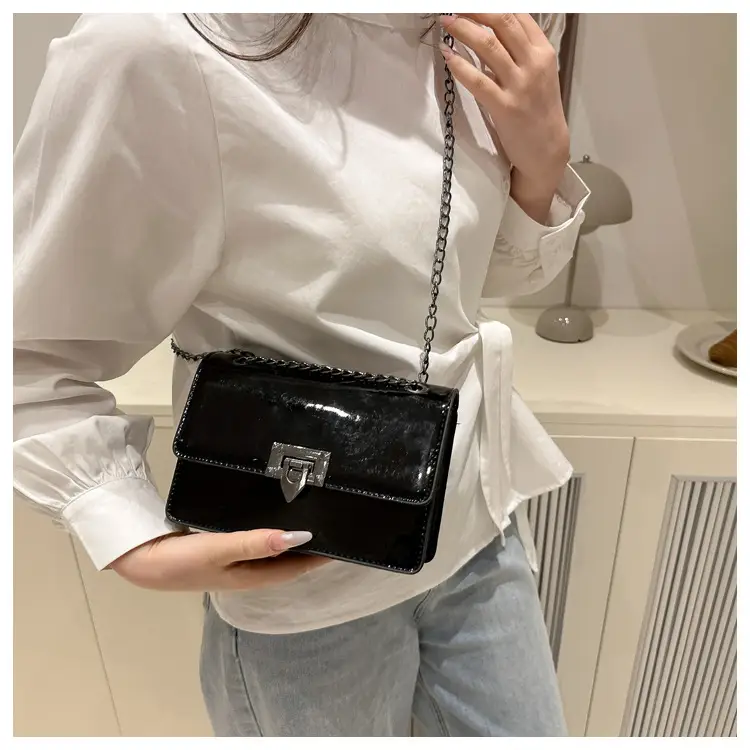 Orange Korean Style Chain Crossbody Bag 2025 — feature 13