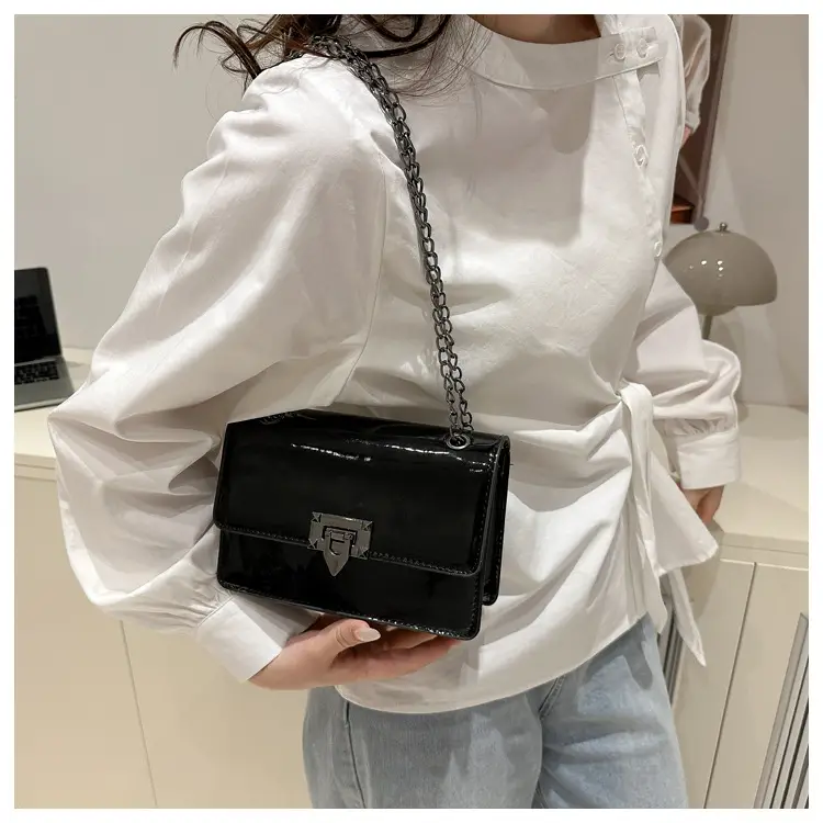 Orange Korean Style Chain Crossbody Bag 2025 — feature 14
