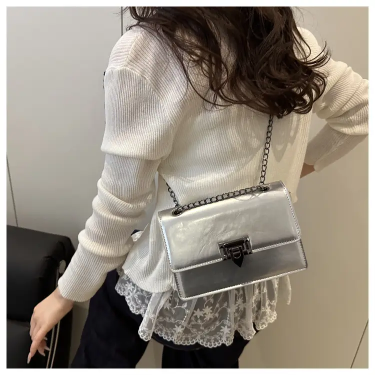 Orange Korean Style Chain Crossbody Bag 2025 — feature 16