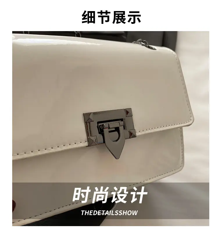 Orange Korean Style Chain Crossbody Bag 2025 — feature 4