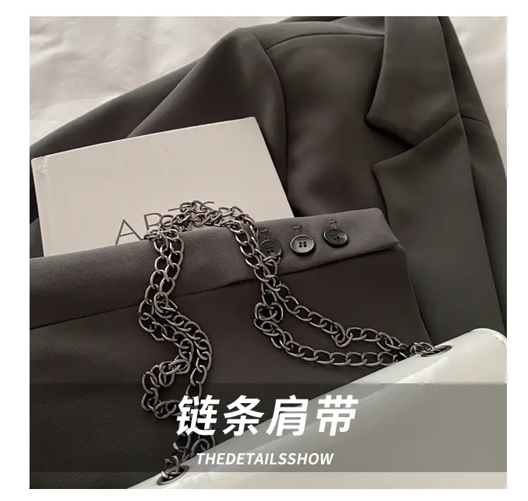 Orange Korean Style Chain Crossbody Bag 2025 — feature 5