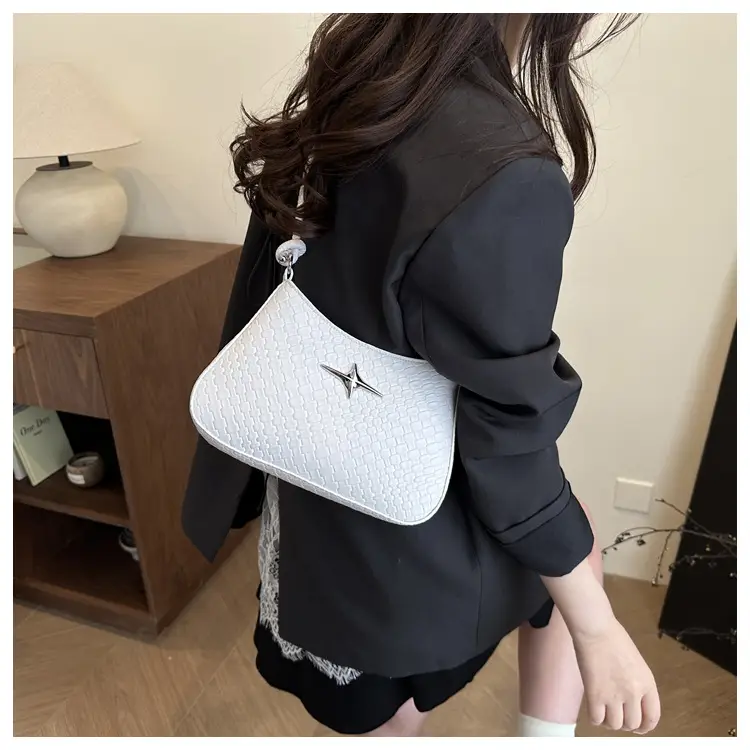 Korean Style Armpit Bag for Women Brown 2025 — feature 7