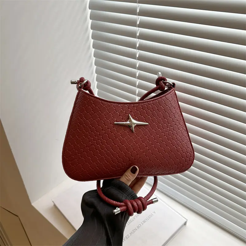 Korean Style Armpit Bag for Women Brown 2025 - Image 3