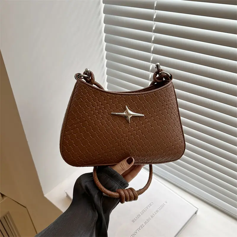 Korean Style Armpit Bag for Women Brown 2025 - Image 5