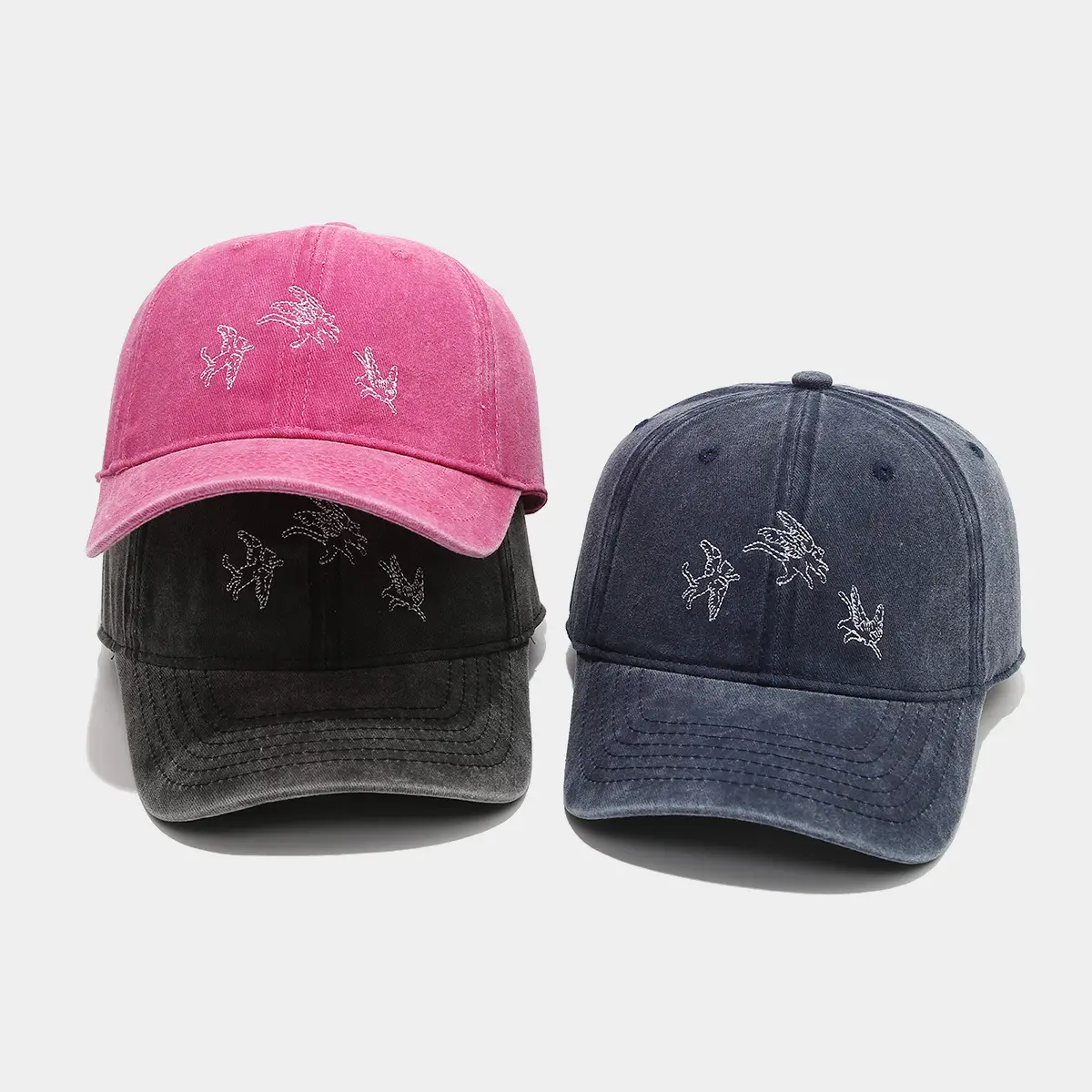 Vintage Water Wash Baseball Cap for Women & Men — feature 3