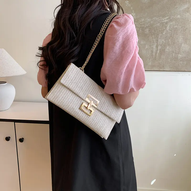 Retro Crossbody Bag Women 2025 Style Brown Square - Image 5