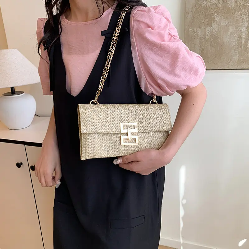 Retro Crossbody Bag Women 2025 Style Brown Square - Image 6