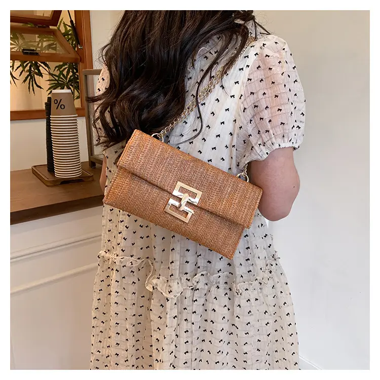 Retro Crossbody Bag Women 2025 Style Brown Square — feature 9