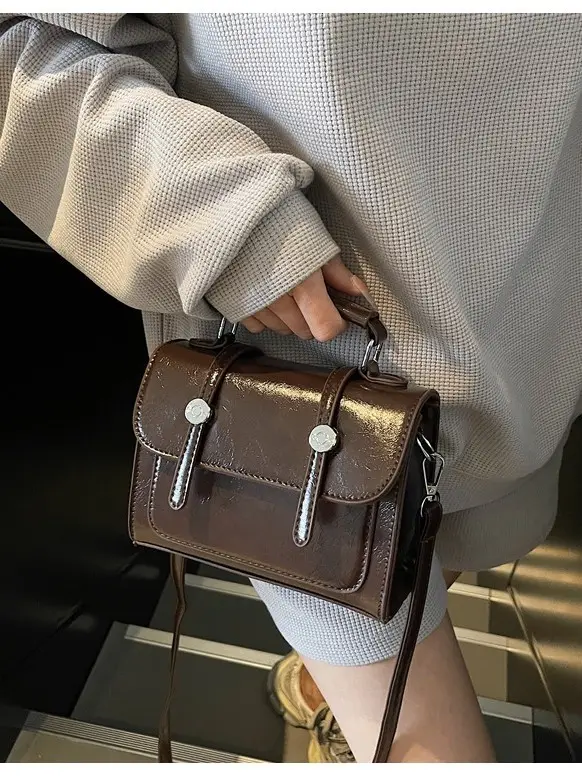 White Square Crossbody Bag for Women 2026 Spring - Image 7