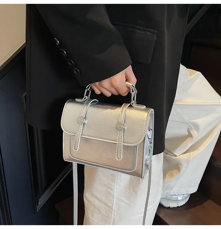 White Square Crossbody Bag for Women 2026 Spring — feature 13