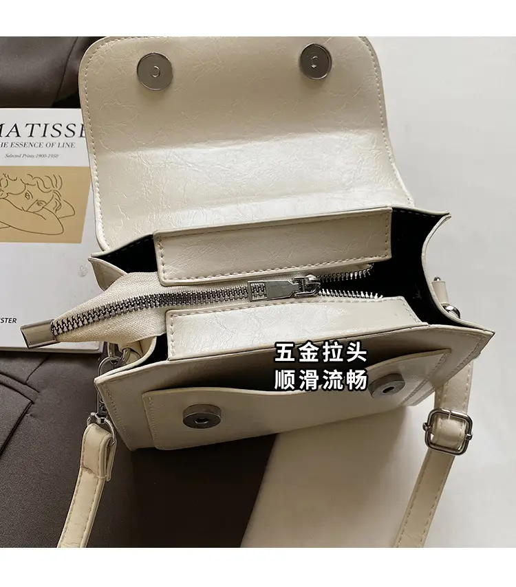 White Square Crossbody Bag for Women 2026 Spring — feature 5
