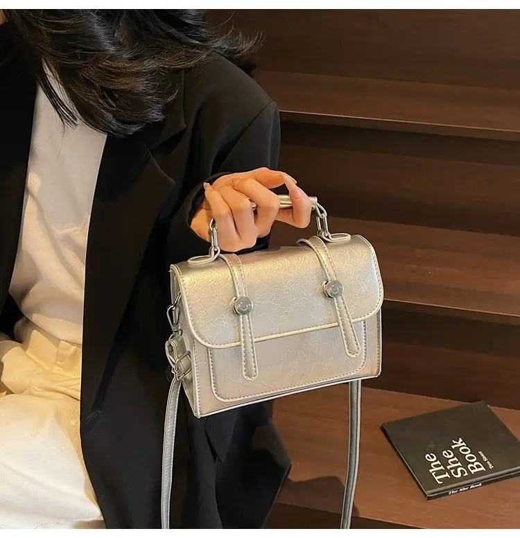White Square Crossbody Bag for Women 2026 Spring — feature 8