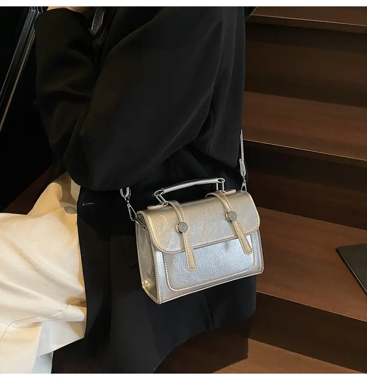 White Square Crossbody Bag for Women 2026 Spring — feature 9