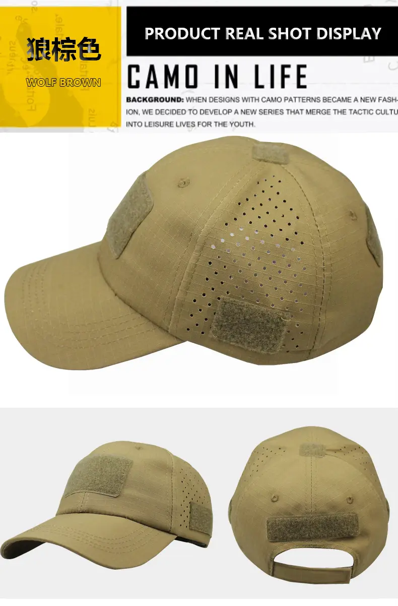 Men's Camo Mountaineering Baseball Cap Grey — feature 12