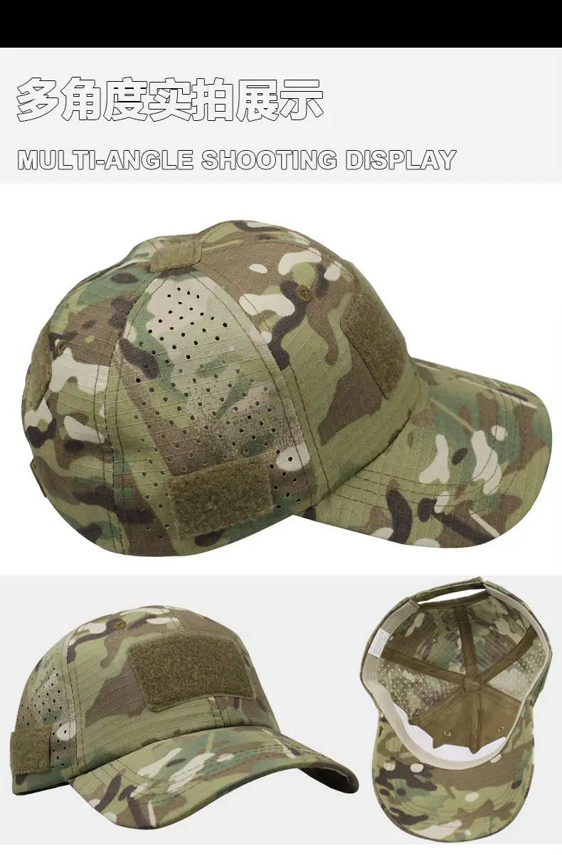 Men's Camo Mountaineering Baseball Cap Grey — feature 14