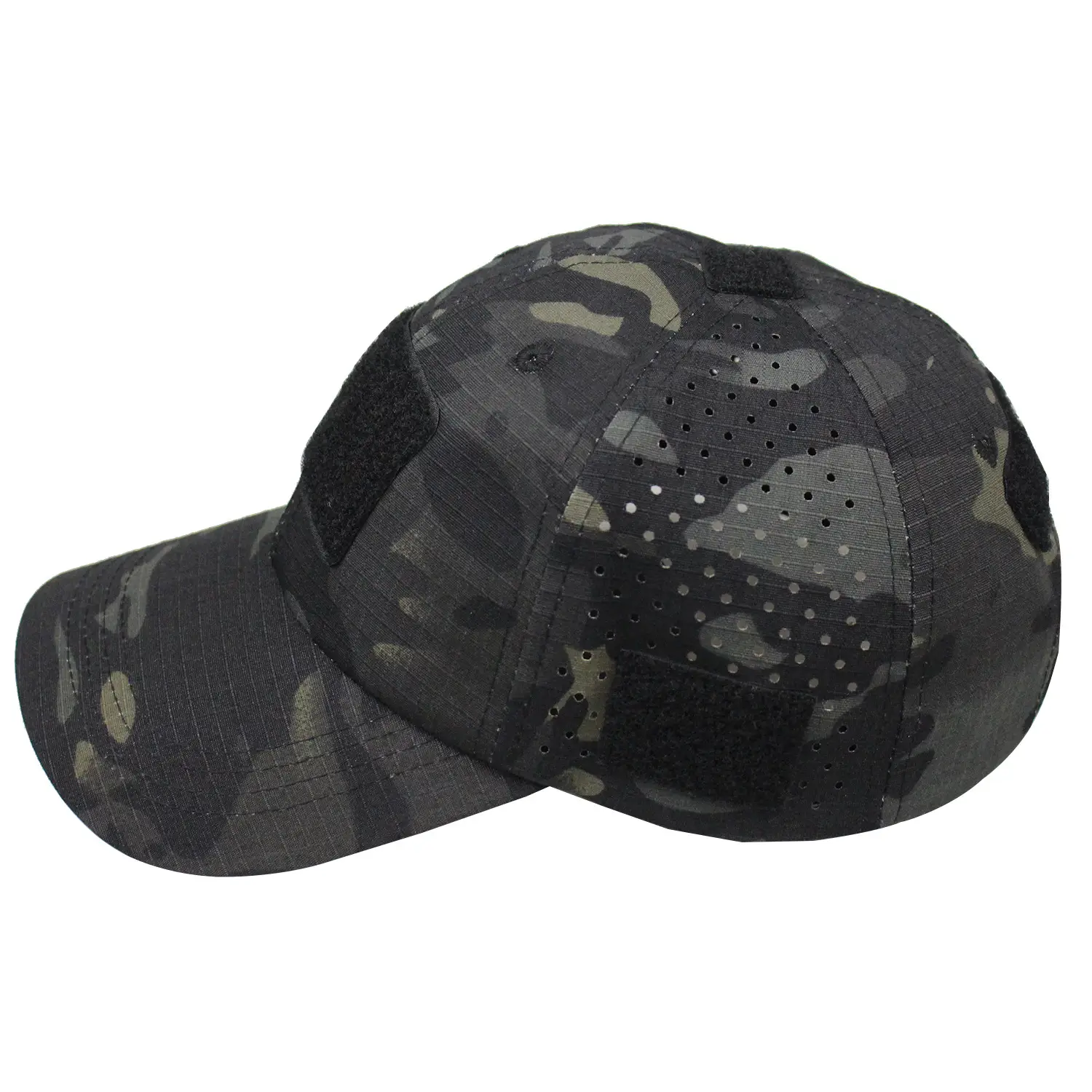 Men's Camo Mountaineering Baseball Cap Grey - Image 7