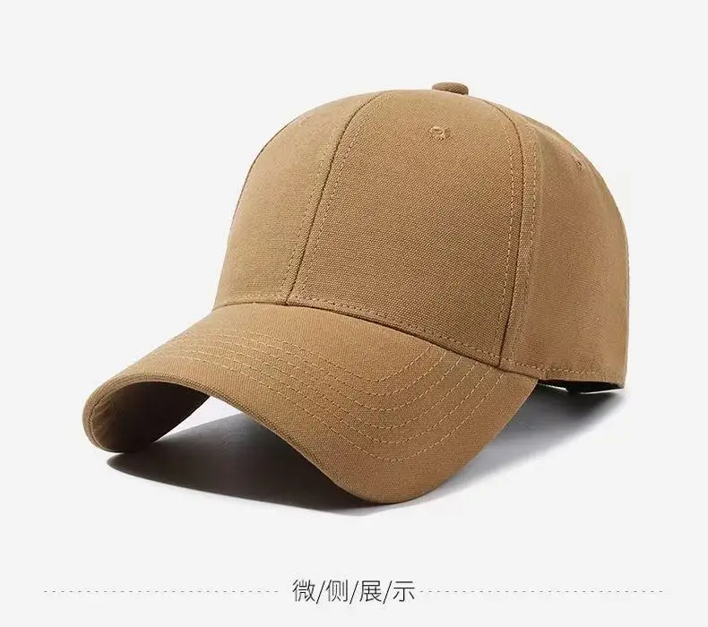 Brown Cotton Baseball Cap with Adjustable Strap — feature 23