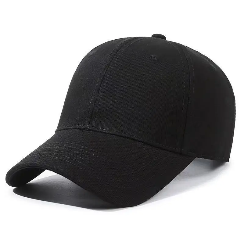 Brown Cotton Baseball Cap with Adjustable Strap