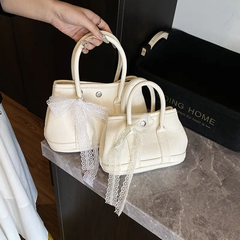 Women's Yellow Leather Bucket Bag Set 2025 Fashion - Image 13