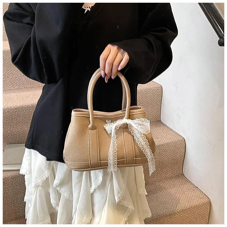 Women's Yellow Leather Bucket Bag Set 2025 Fashion — feature 39